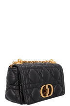 CHRISTIAN DIOR Caro Medium Crossbody Bag Cannage Black