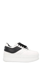 CELINE Block Logo Plateau Sneakers White