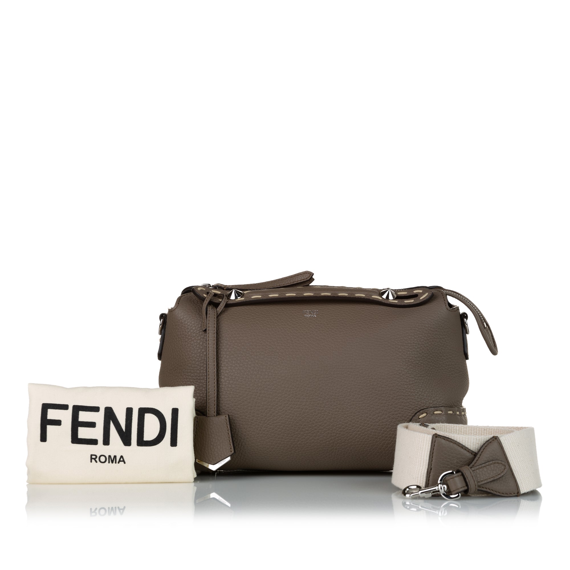 Fendi By the Way Handbag Small Grey