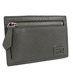 Fendi Leather FF Baguette Card Holder - '10s