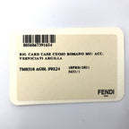 Fendi Leather FF Baguette Card Holder - '10s