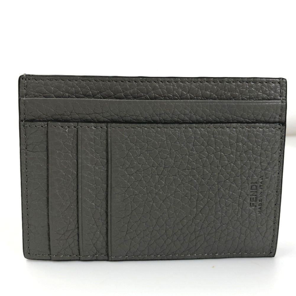 Fendi Leather FF Baguette Card Holder - '10s