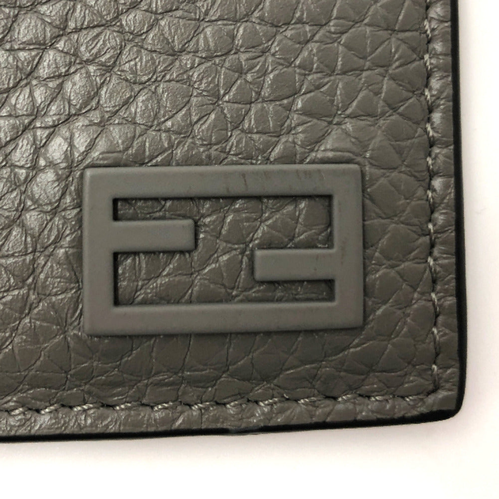 Fendi Leather FF Baguette Card Holder - '10s