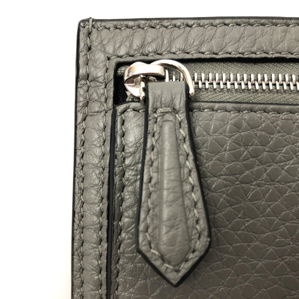 Fendi Leather FF Baguette Card Holder - '10s