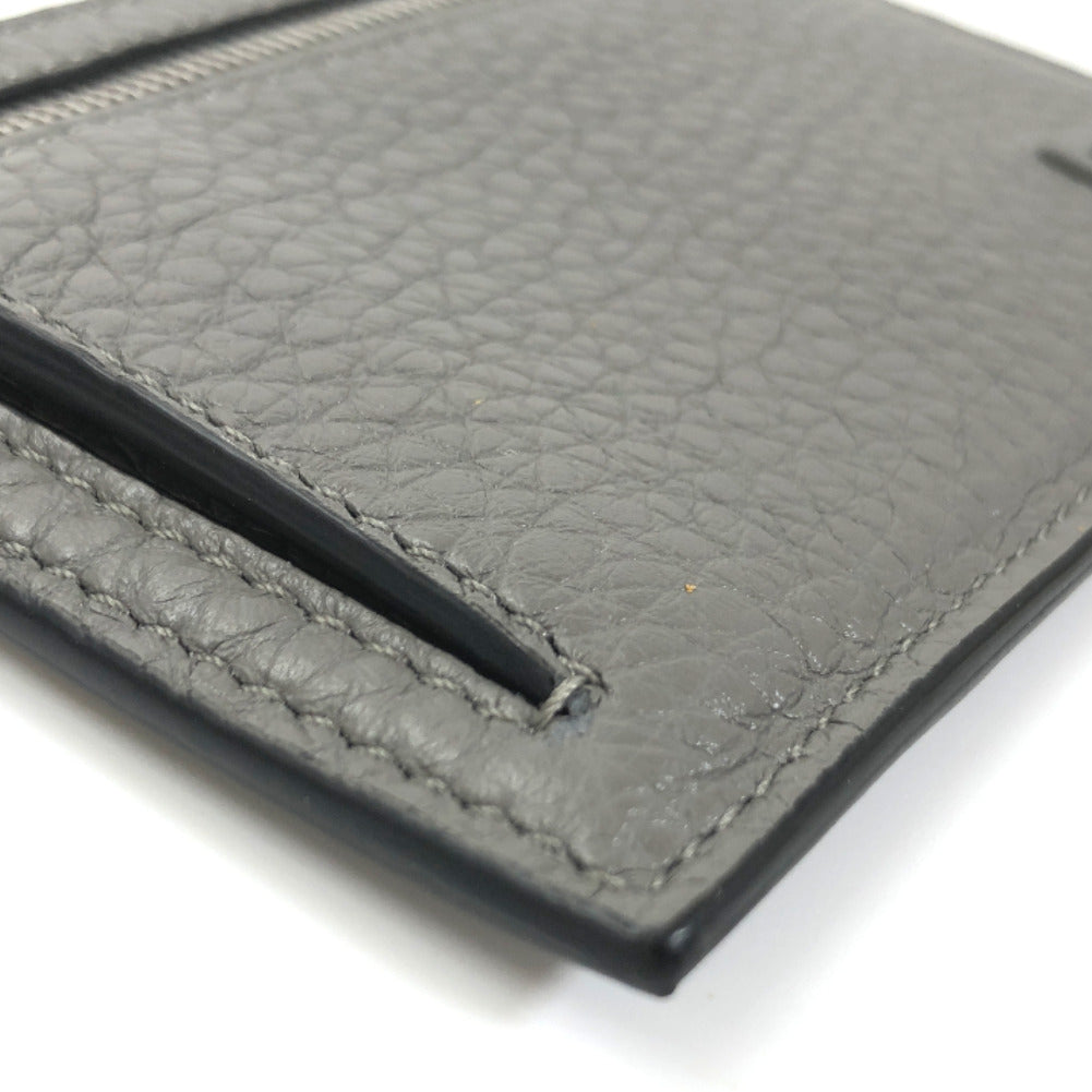 Fendi Leather FF Baguette Card Holder - '10s