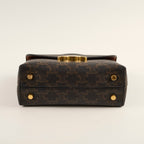 Celine Teen Triomphe Canvas Nino Bag Tan