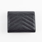Saint Laurent Envelope Compact Black Wallet