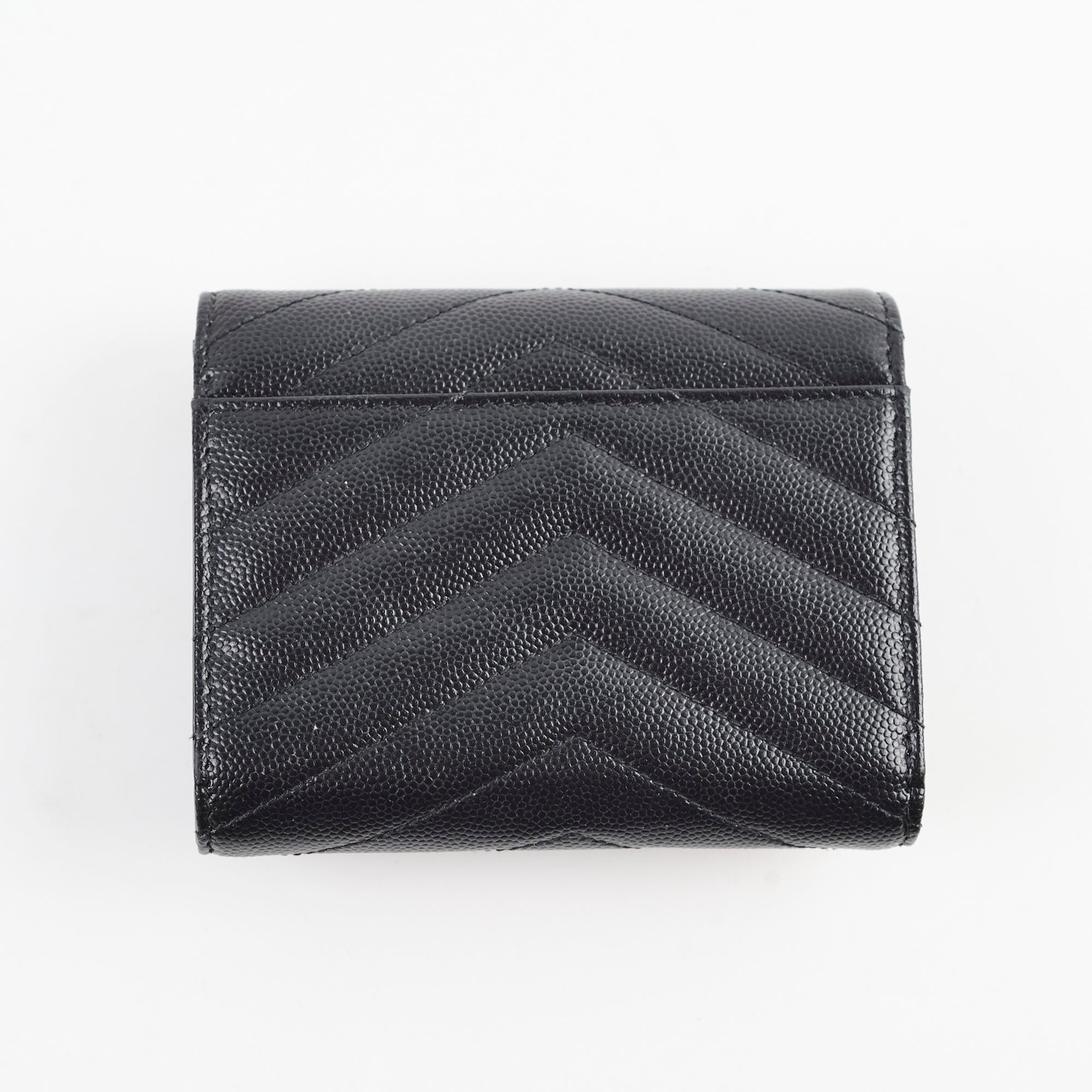 Saint Laurent Envelope Compact Black Wallet