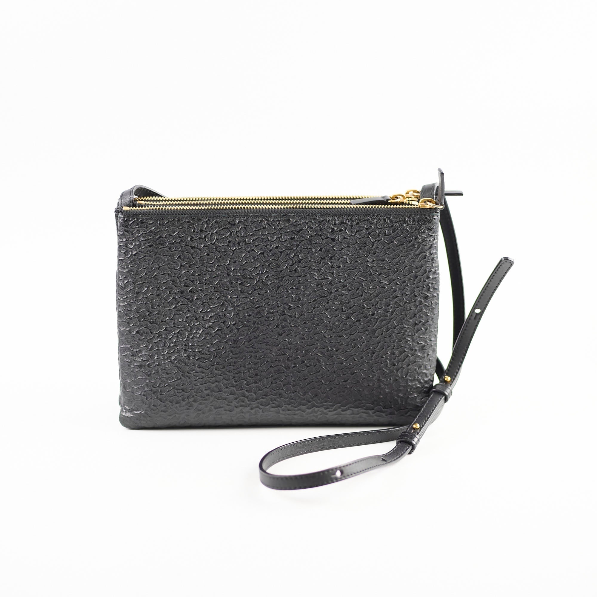 Celine Trio Crossbody Bag Black