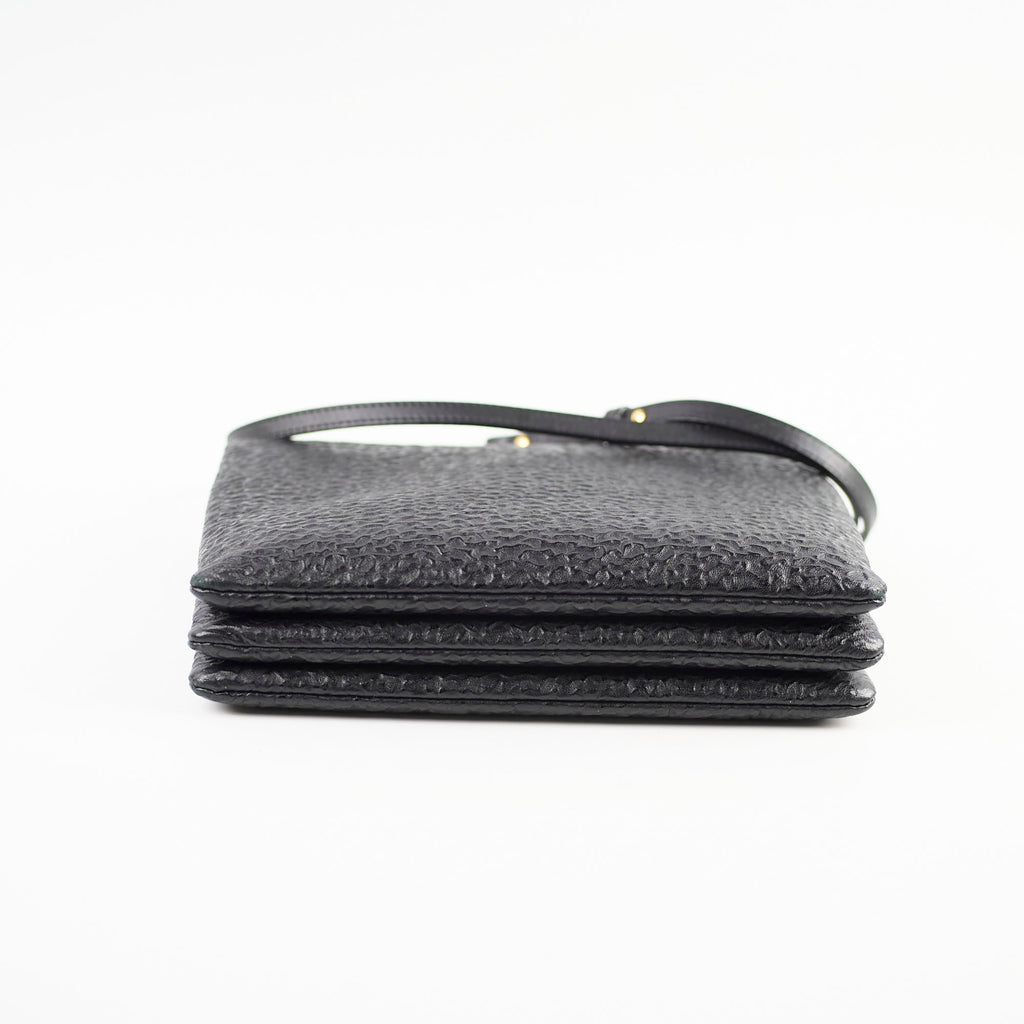 Celine Trio Crossbody Bag Black