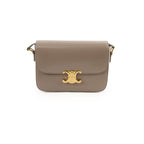 Celine Classique Medium Triomphe Bag Pebble