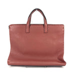 FENDI Business bag leather Brown Handbag Celeria mens