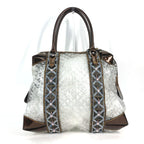 FENDI Tote Bag Plastics Brown vintage Zucca Bijoux Women