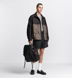 Hit The Road Backpack With Flap Black Dior Gravity Leather And Black Grained Calfskin
