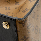 Louis Vuitton Calfskin Reverse Monogram Studded City Steamer MM Tote (SHF-18594)