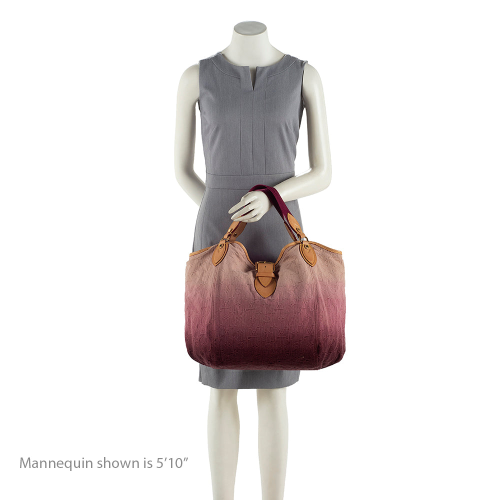 Louis Vuitton Limited Edition Monogram Denim Sunshine Tote (SHF-19033)