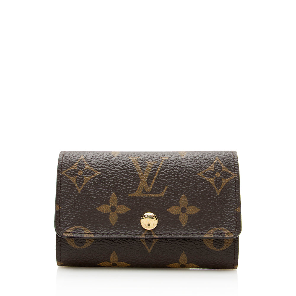Louis Vuitton Monogram Canvas 6 Key Holder (SHF-18985)