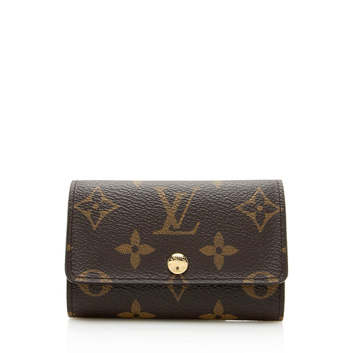 Louis Vuitton Monogram Canvas 6 Key Holder (SHF-18985)