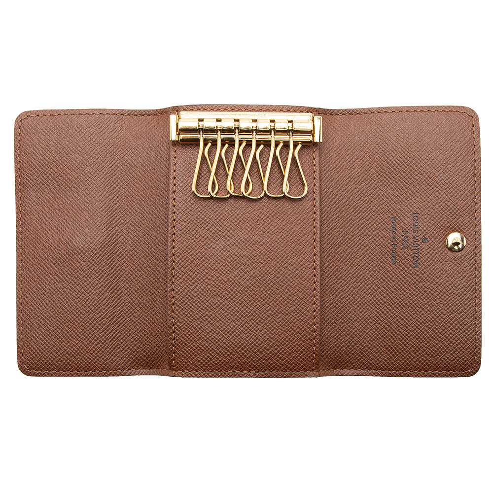 Louis Vuitton Monogram Canvas 6 Key Holder (SHF-18985)