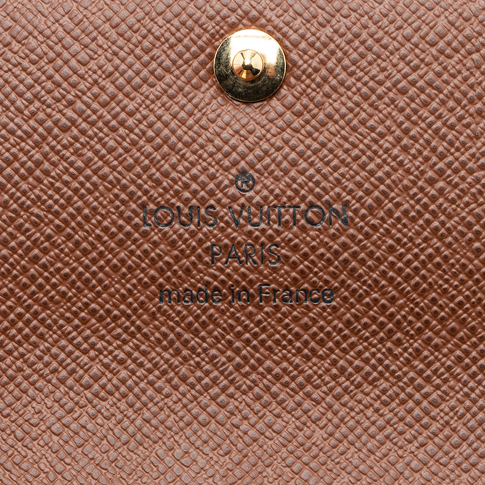 Louis Vuitton Monogram Canvas 6 Key Holder (SHF-18985)