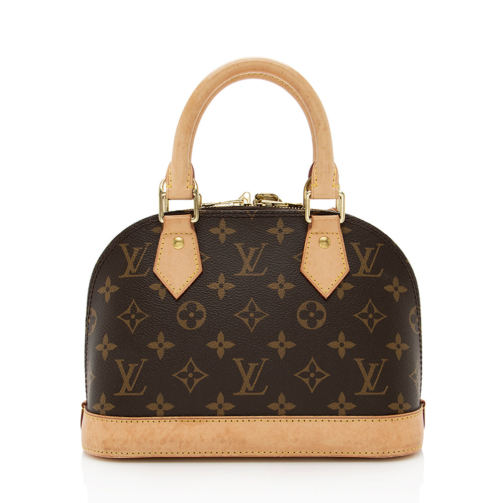 Louis Vuitton Monogram Canvas Alma BB Satchel (SHF-18579)