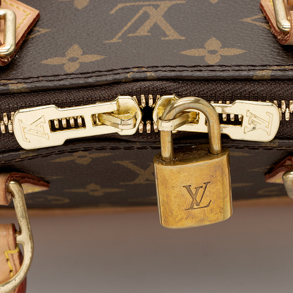 Louis Vuitton Monogram Canvas Alma BB Satchel (SHF-18579)