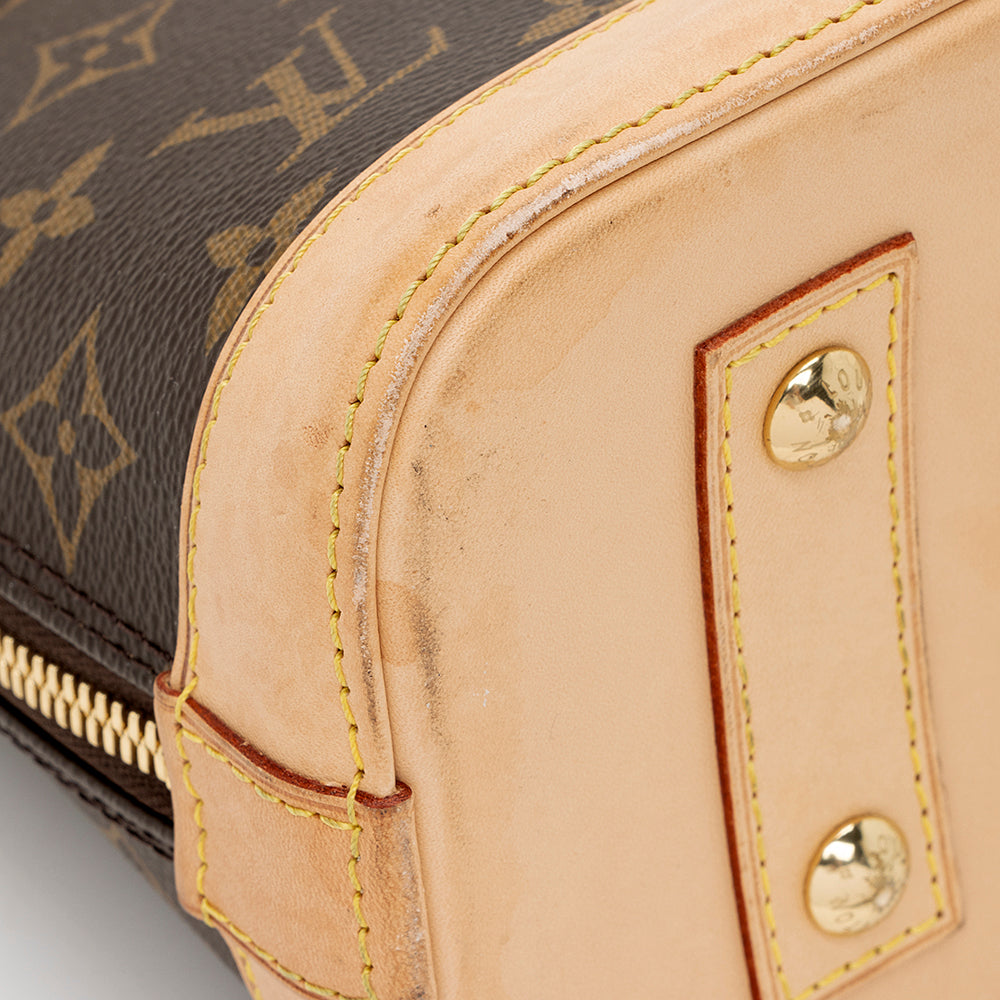 Louis Vuitton Monogram Canvas Alma BB Satchel (SHF-18579)