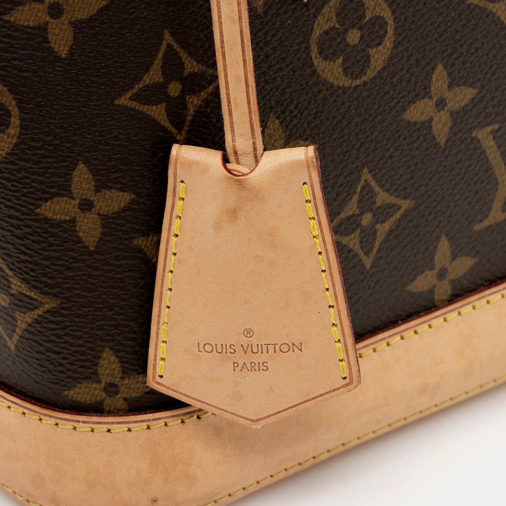 Louis Vuitton Monogram Canvas Alma BB Satchel (SHF-18579)