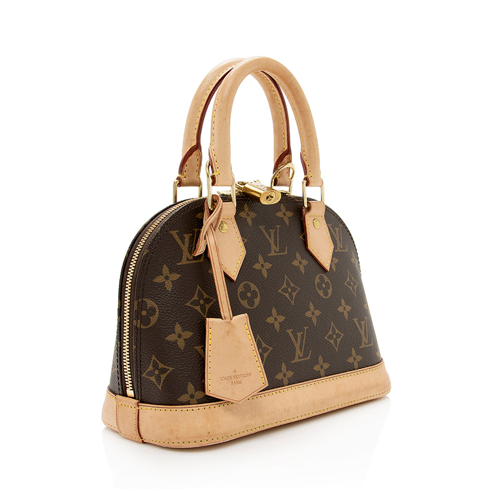 Louis Vuitton Monogram Canvas Alma BB Satchel (SHF-18579)