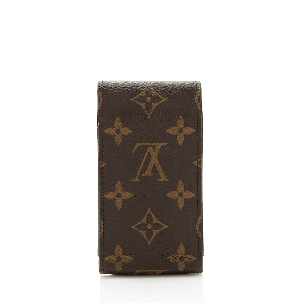 Louis Vuitton Monogram Canvas Cigarette Case (SHF-18545)