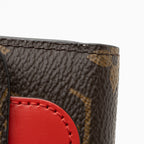Louis Vuitton Monogram Canvas Flower Lock Compact Wallet (SHF-18992)