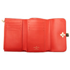 Louis Vuitton Monogram Canvas Flower Lock Compact Wallet (SHF-18992)