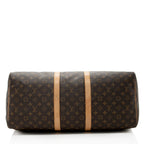 Louis Vuitton Monogram Canvas Keepall 60 Duffel Bag (SHF-18550)
