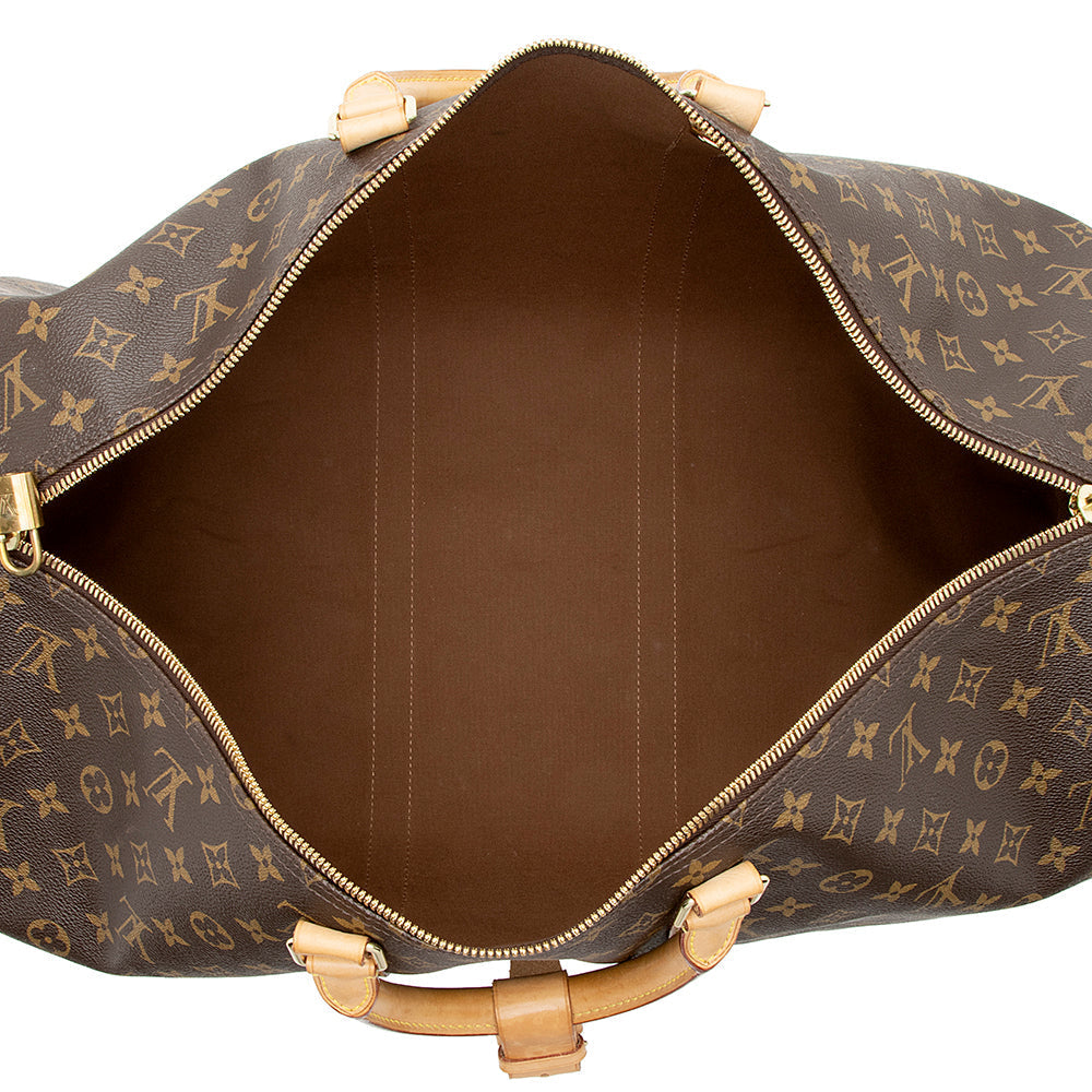 Louis Vuitton Monogram Canvas Keepall 60 Duffel Bag (SHF-18550)
