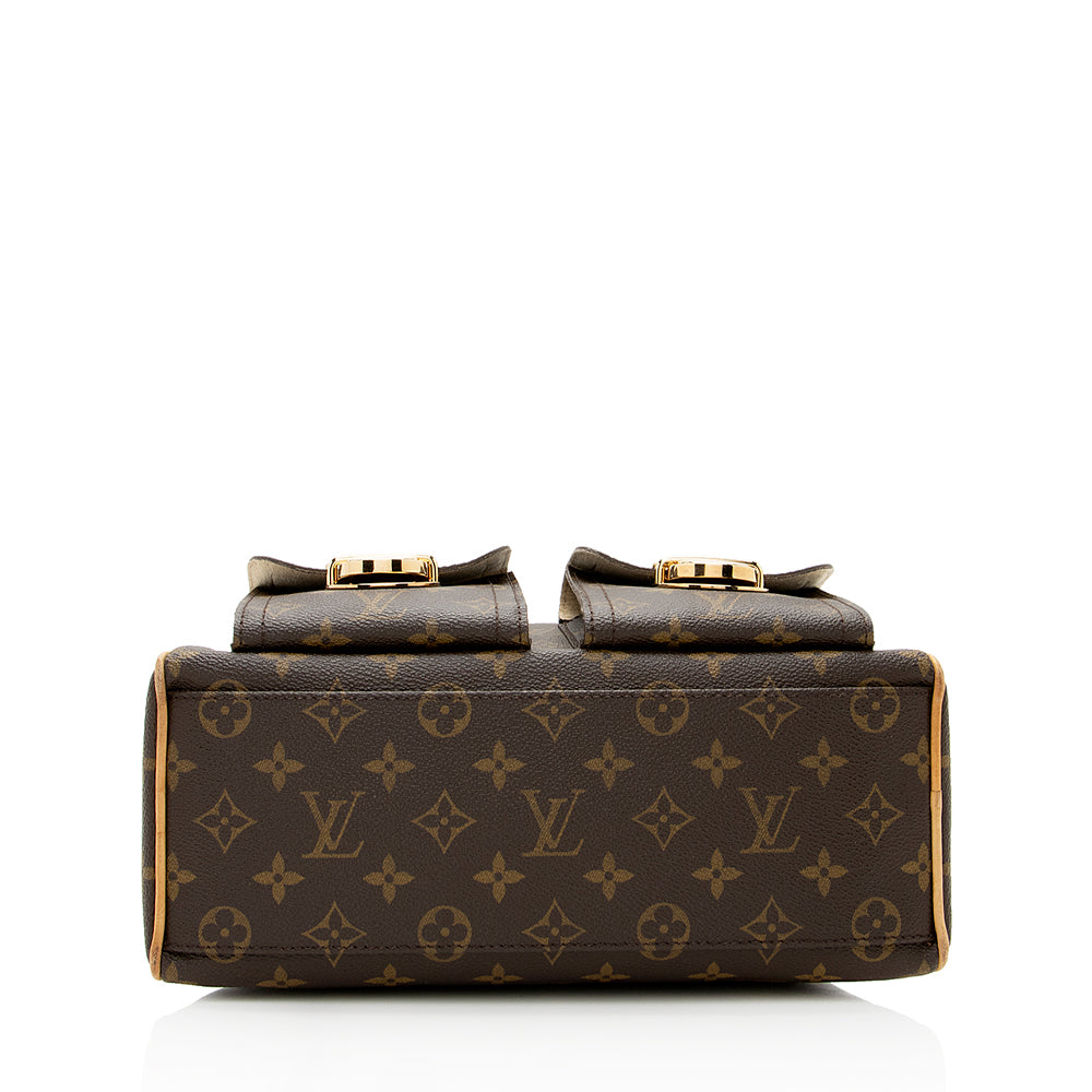 Louis Vuitton Monogram Canvas Manhattan PM Satchel (SHF-18932)