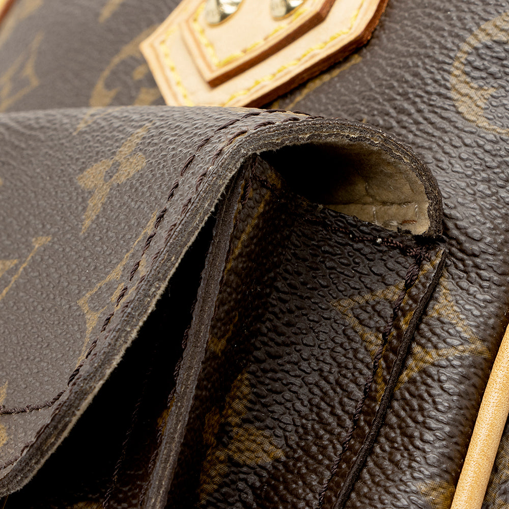 Louis Vuitton Monogram Canvas Manhattan PM Satchel (SHF-18932)