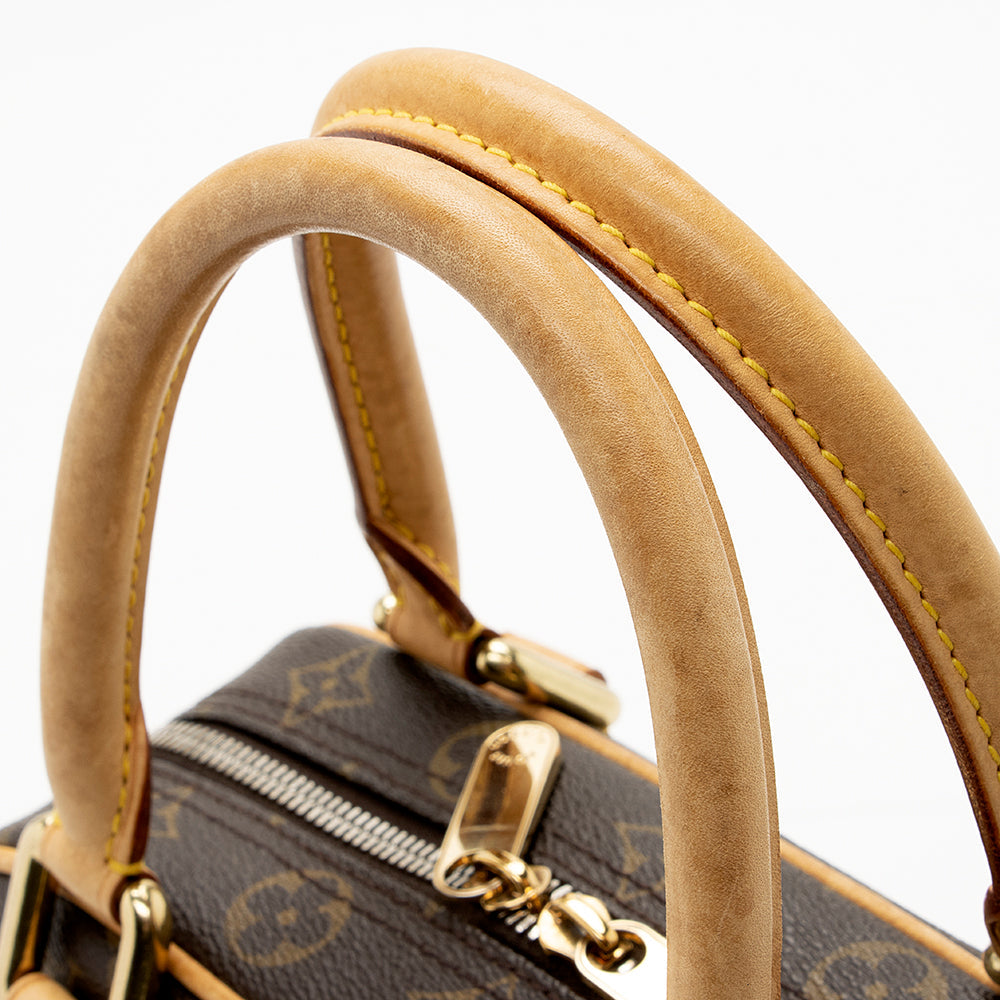Louis Vuitton Monogram Canvas Manhattan PM Satchel (SHF-18932)