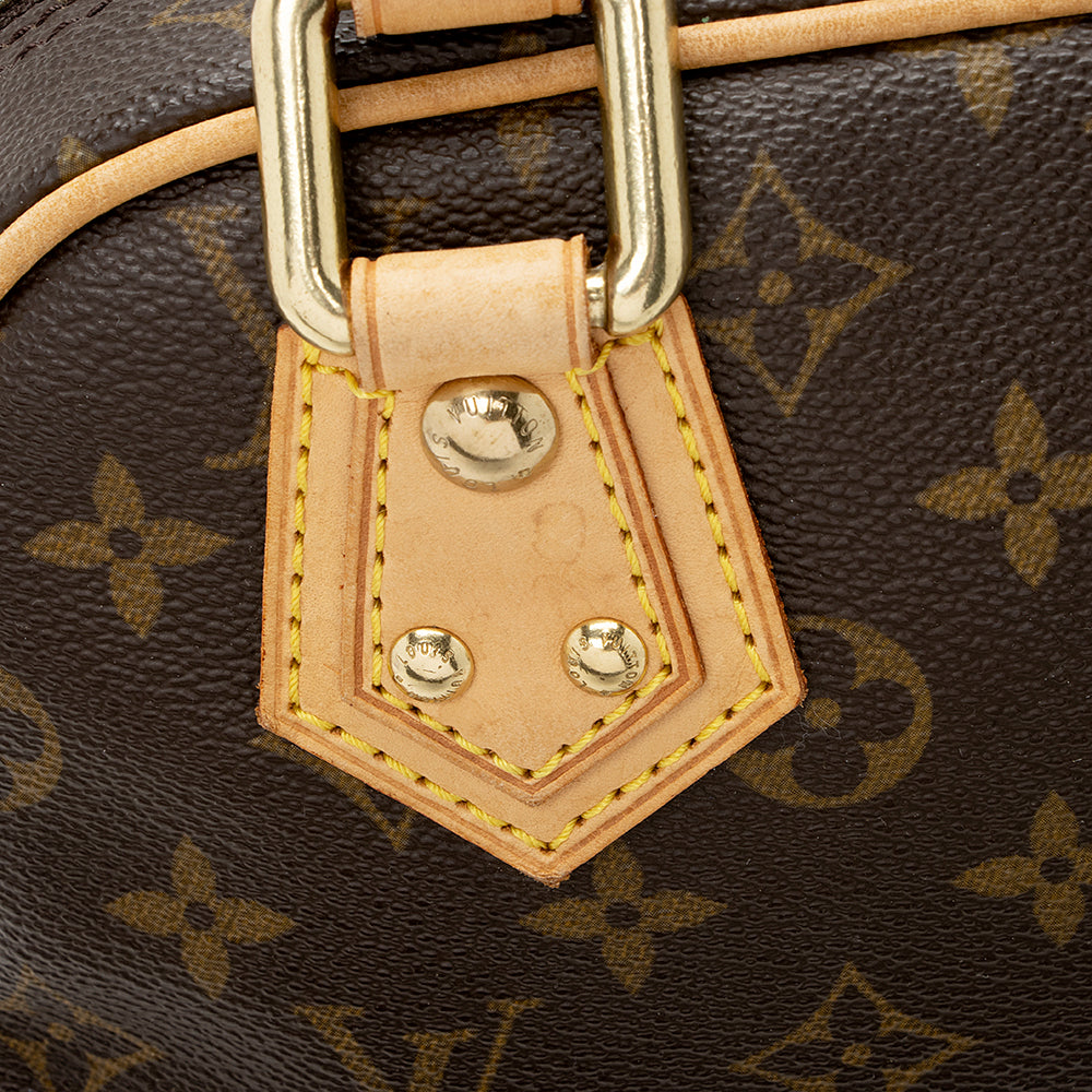 Louis Vuitton Monogram Canvas Manhattan PM Satchel (SHF-18932)