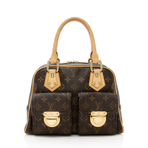 Louis Vuitton Monogram Canvas Manhattan PM Satchel (SHF-18932)