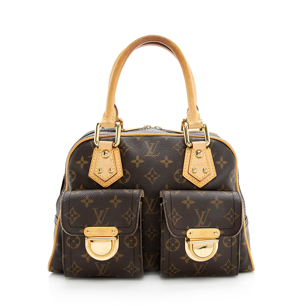 Louis Vuitton Monogram Canvas Manhattan PM Satchel - FINAL SALE (SHF-19111)