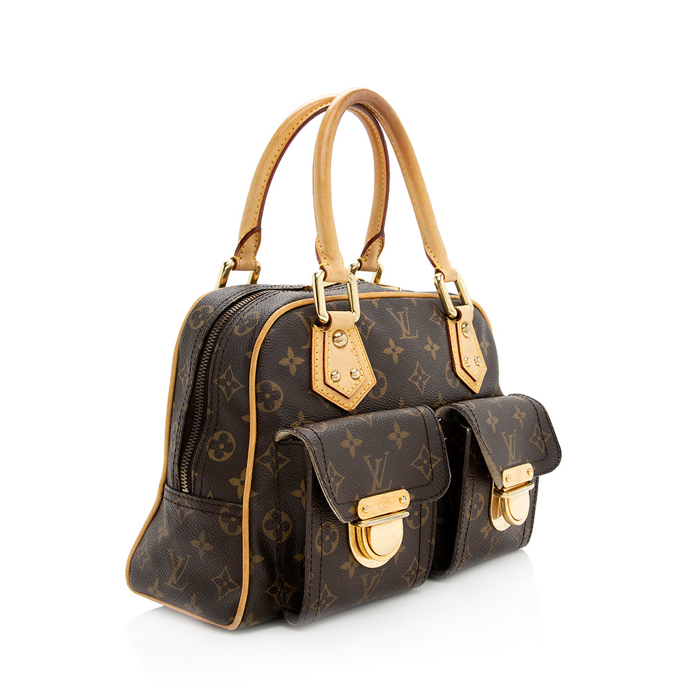 Louis Vuitton Monogram Canvas Manhattan PM Satchel - FINAL SALE (SHF-19111)