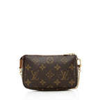 Louis Vuitton Monogram Canvas Mini Pochette Accessoires (SHF-18981)