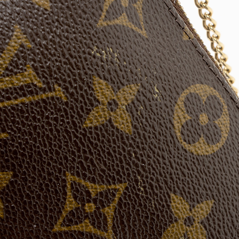 Louis Vuitton Monogram Canvas Mini Pochette Accessoires (SHF-18981)