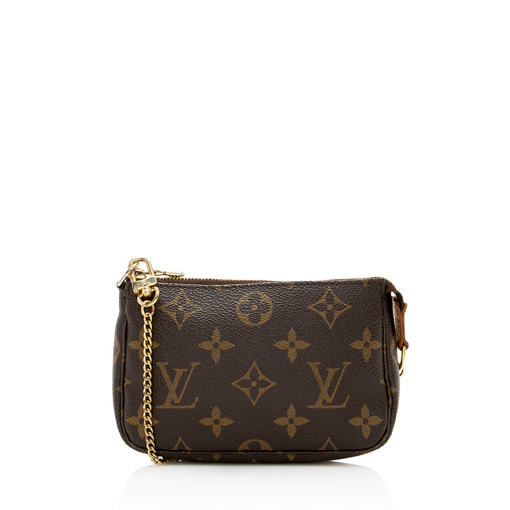 Louis Vuitton Monogram Canvas Mini Pochette Accessoires (SHF-18981)