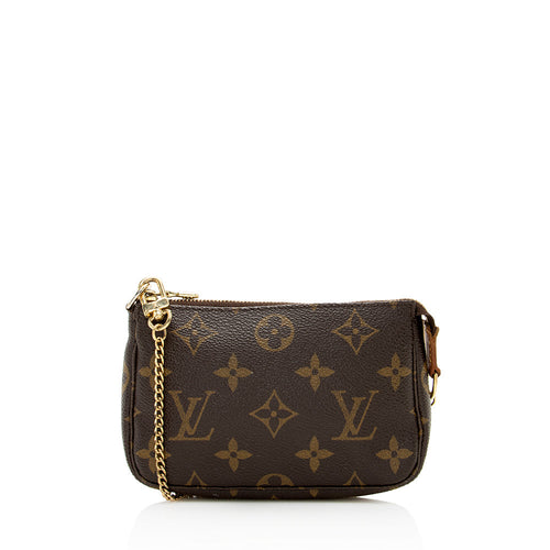 Louis Vuitton Monogram Canvas Mini Pochette Accessoires (SHF-18981)