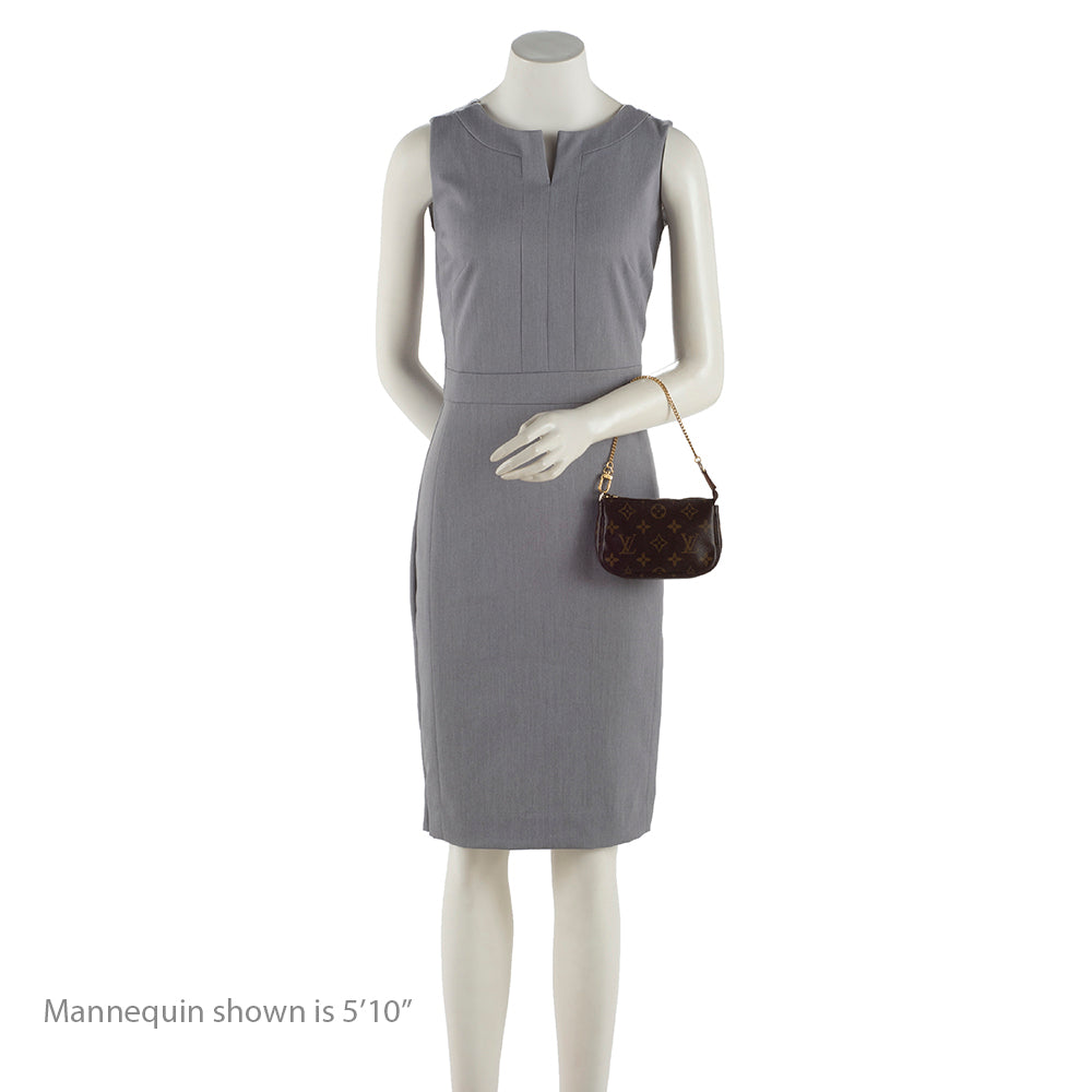 Louis Vuitton Monogram Canvas Mini Pochette Accessoires (SHF-18981)