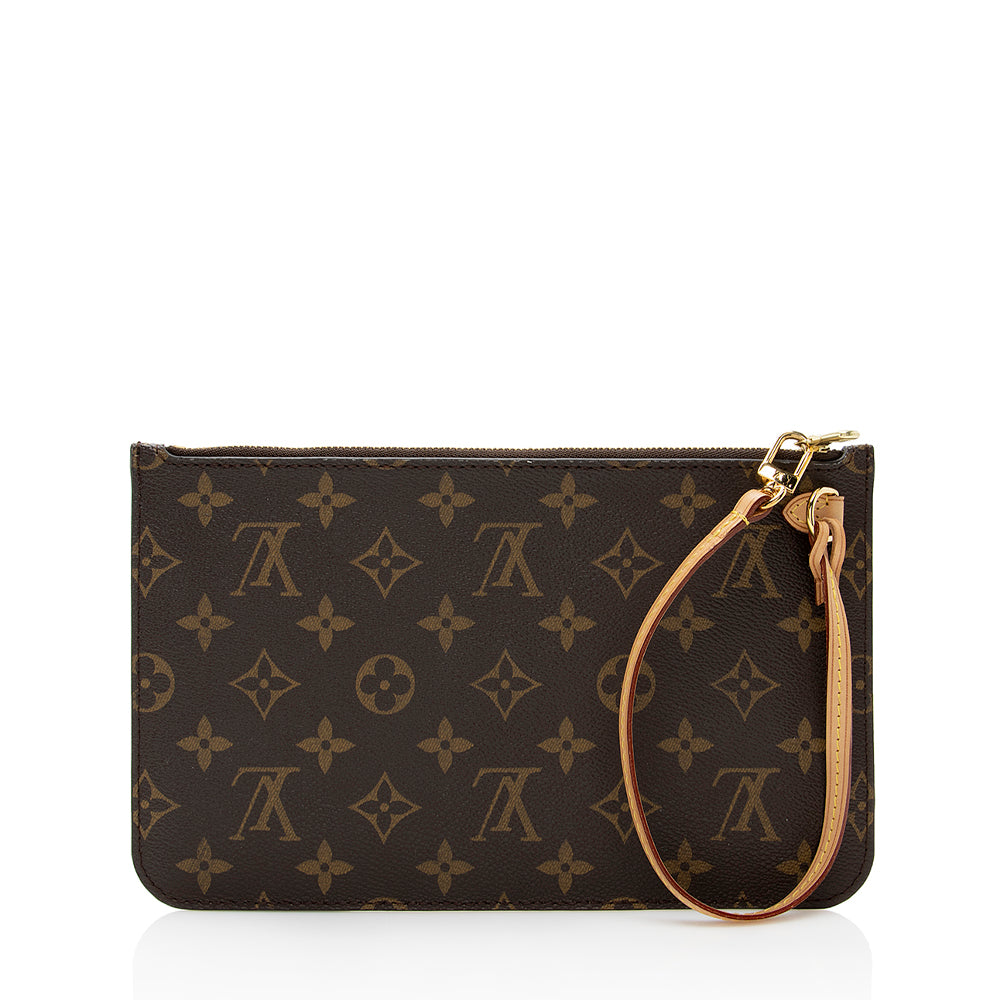 Louis Vuitton Monogram Canvas Neverfull MM Pochette (SHF-19116)