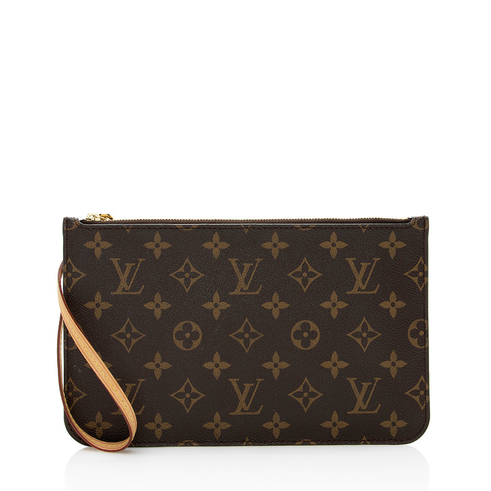 Louis Vuitton Monogram Canvas Neverfull MM Pochette (SHF-19116)