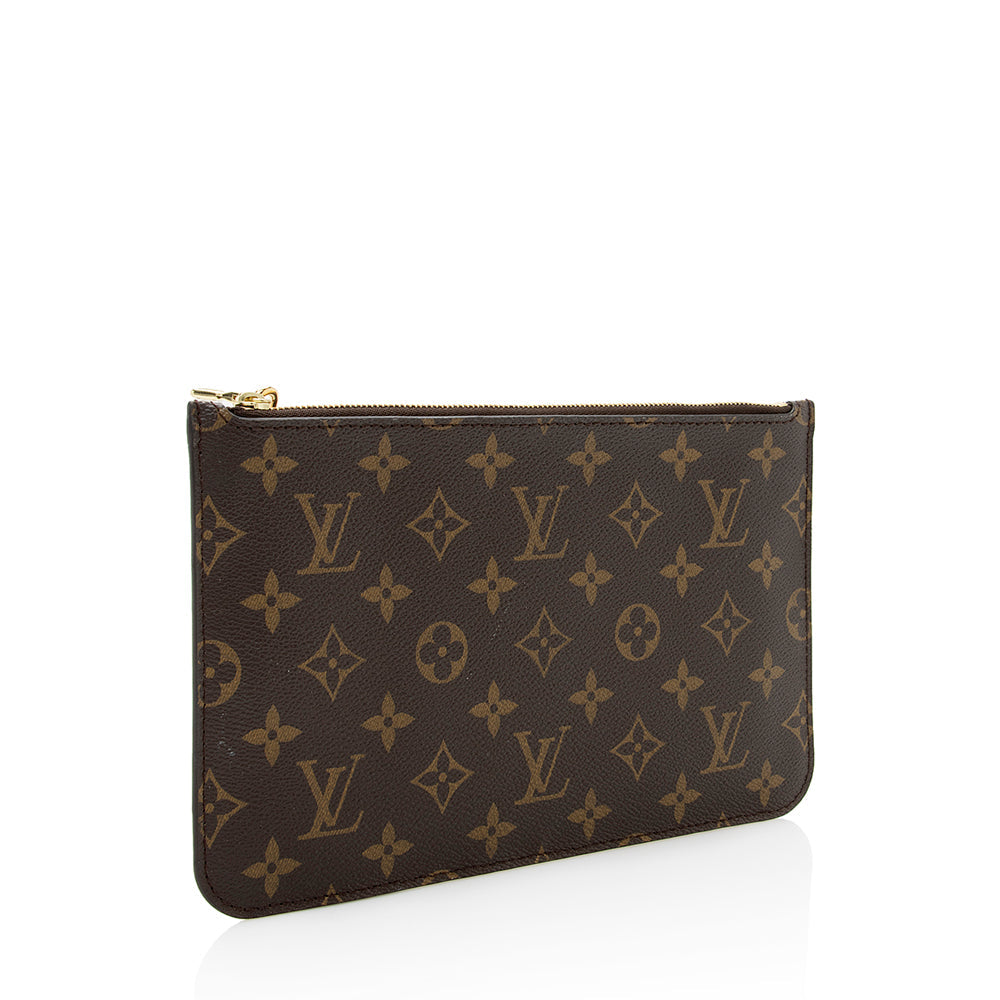 Louis Vuitton Monogram Canvas Neverfull MM Pochette (SHF-19116)