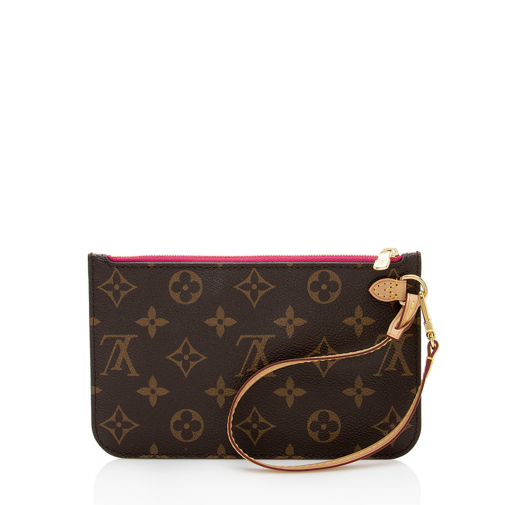Louis Vuitton Monogram Canvas Neverfull PM Pochette (SHF-19113)